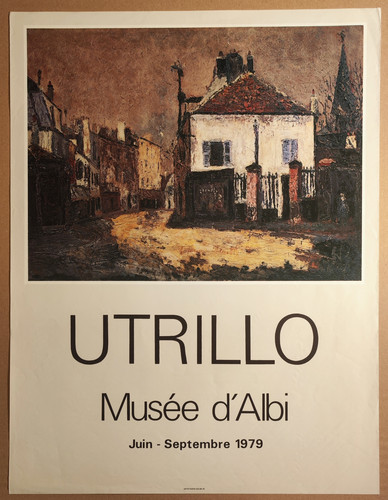 Maurice utrillo affiche - utrillo,