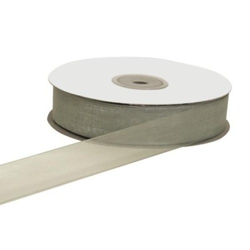 Nastro organza argento 10 - in,