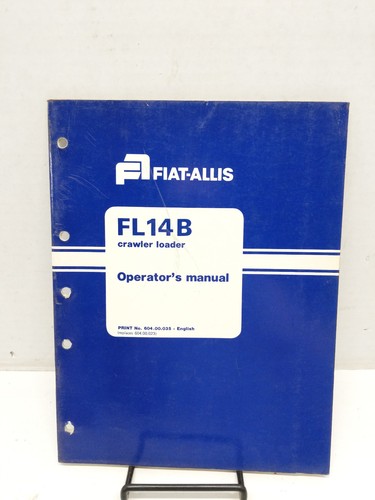 Fiat allis manuale operatore - fiat-allis,