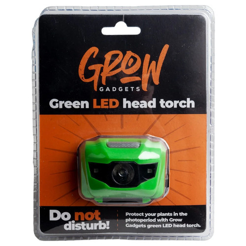 Torcia led verde testa grow - torcia,