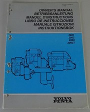 ' Uso Volvo Penta Motore