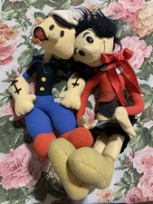 Braccio di Ferro Popeye Olivia pupazzo bambolotto vintage stile panno Lenci doll