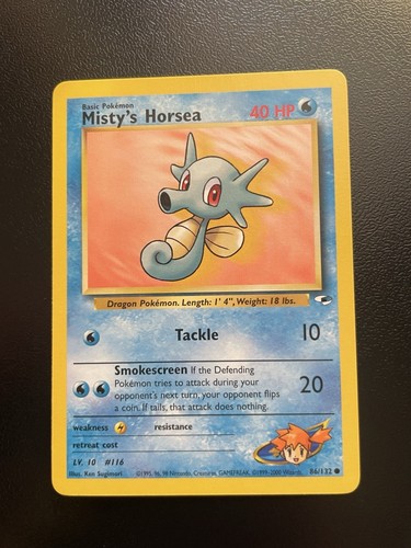 Pokemon misty horsea - misty's,