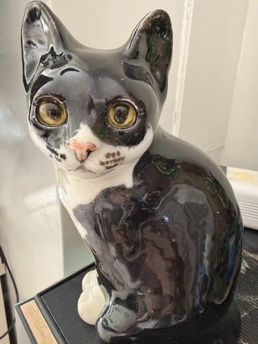 Winstanley pottery tabby - winstanley, cat