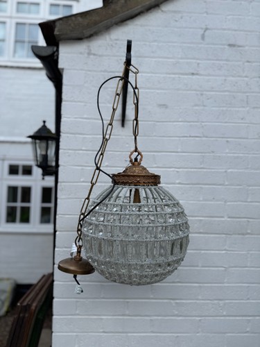 Lampadario con perline - , in