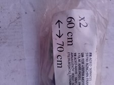 COPPIA CORDE FUNI ELASTICA CON GANCI IN ACCIAIO PER AUTO MOTO BAGAGLI 3Pz X 2