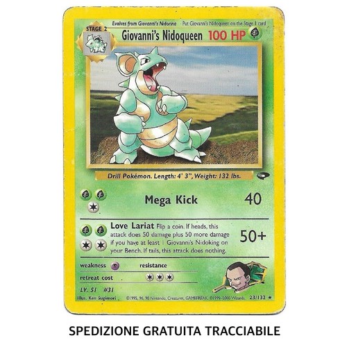 132 giovanni nidoqueen - giovanni’s,