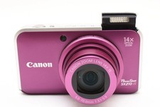 Canon PowerShot SX210 IS 14.0MP Zoom 14x Viola/Nero Fotocamera Digitale Italiano