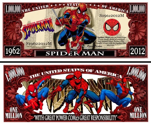 Spiderman billet million - billet,