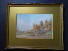 Antico dipinto paesaggio