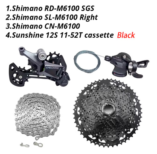 Gruppo shimano deore m6100 - gruppo,