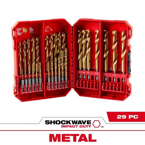 Milwaukee shockwave set - set, di