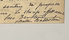 Mattia Battistini - lettera