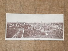 Carpi nell'800 Veduta a volo d'uccello Modena Emilia-Romagna