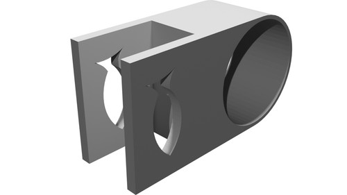 Supporto tubo pvc 40mm per - tubo,