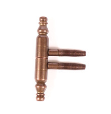 PRL) 8x CERNIERA A VITE 2 GAMBI 9 cm AGB SERRAMENTI PORTE LEGNO FINITURA BRONZO