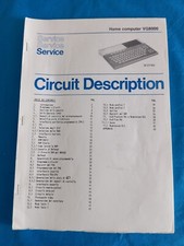 MSX PHILIPS VG8000 Vintage Retro HOME COMPUTER Raro Circuit Description ORIGINAL