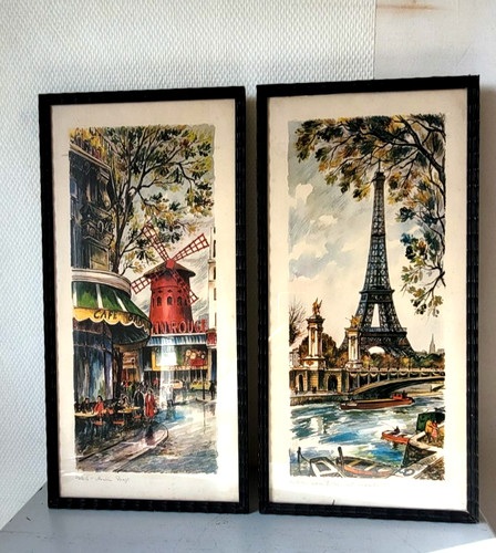Paire cadres vintage paris - vintage,