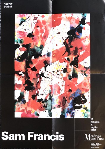 Sam francis depliant invito - sam,