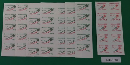 Francobolli sottofacciale - , 50