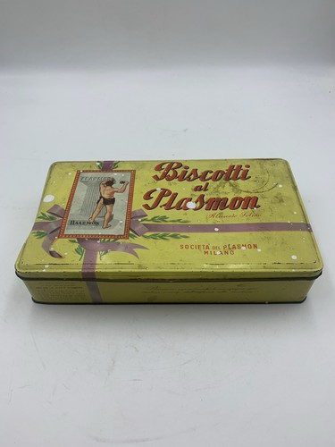 Scatola latta biscotti al - in,