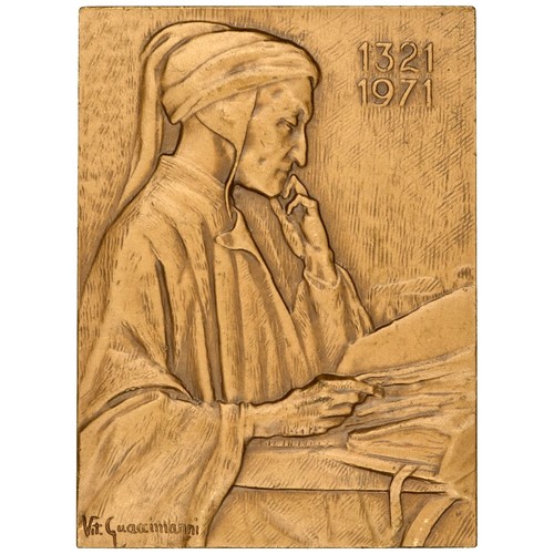 Medaglia dante alighieri - medaglia,