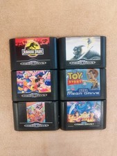 Lotto Cartucce Sega Megadrive Aladdin, Tale Spine Jurassic Park Ecc ..