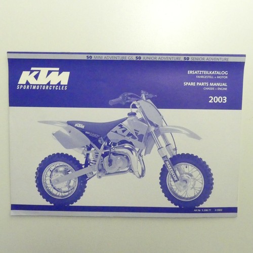 Catalogo ricambi ktm mini - ktm, 50