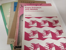 LOTTO 6x SPARTITI MUSICA