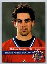 Christian Larrivee 2004-05 Hamilton Bulldogs