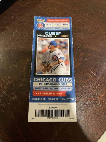 Aprile 2013 padres - 2013, cubs
