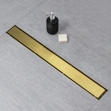 Scarico doccia lineare 24" oro