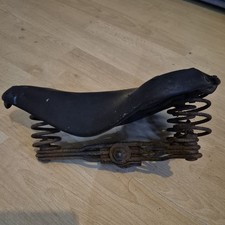 SELLA BICI A MOLLE IN PELLE