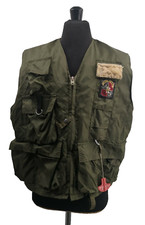 GILET SALVAGENTE VINTAGE STEARNS ANGLERS pesca a mosca CO2 INFLAZIONE taglia L 44 made US