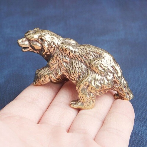 Statua statuina orso - , ottone