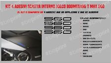 KIT 4 SCRITTE BOOMERANG t max 560  Yamaha SCOOTER T MAX adesivi sticker