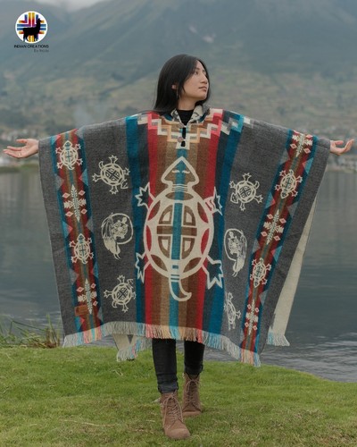 Bellissimo poncho alpaca - poncho, in