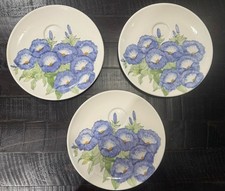 3 piatti pranzo colazione snack 10" ceramica Ernestine Salerno vintage Italia