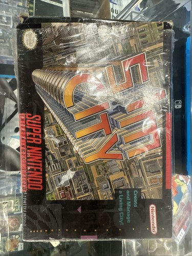 Simcity super nintendo snes - super,