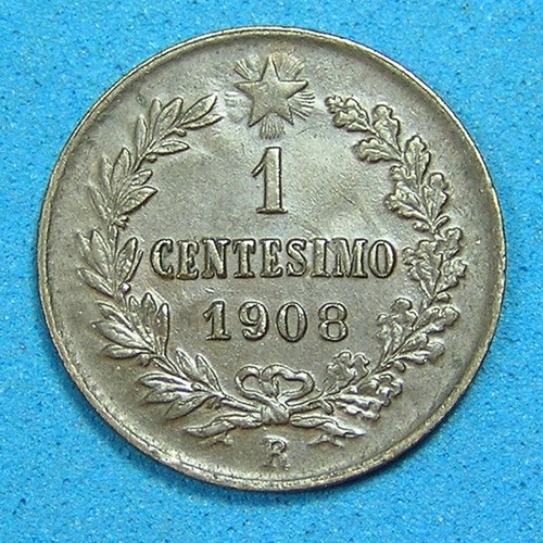 Italy centesimo bronze coin - italy,