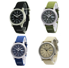 Orologio automatico Seiko 5 Military SNK809K2 SNK805K2 SNK807K2 SNK803K2 NUOVO 37mm orologio