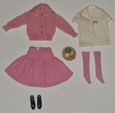 Barbie Abito Skipper Giorni Di Scuola #1907 Vintage 1966 No Doll