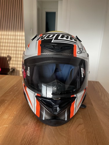 Casco nolan 802 autografato - x,