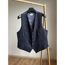Gilet in lana a quadri Hackett