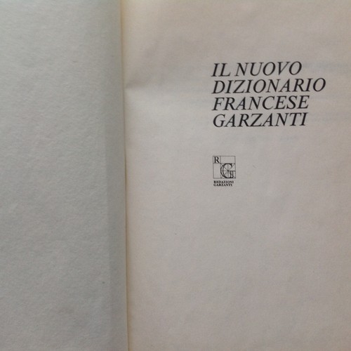 Nuovo dizionario francese - il,