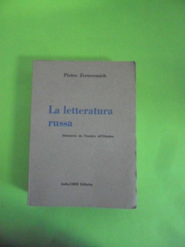 Letteratura russa zveteremich - letteratura,