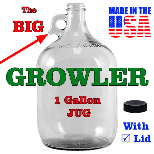 Brocca vetro growler 1 - vetro,