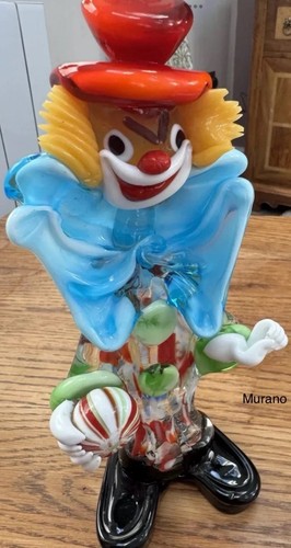 Clown murano scultura - -,