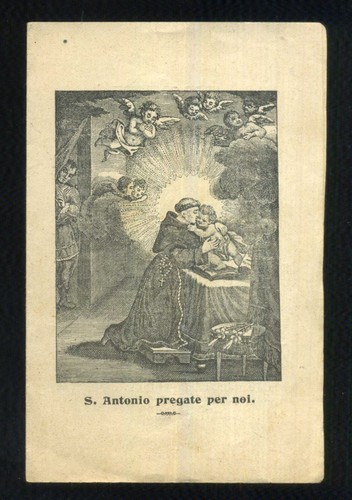 Santino holy card sant - santino,