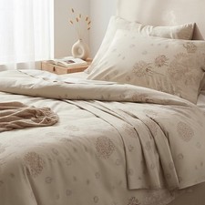Completo Lenzuola Matrimoniali Caleffi in 100% Cotone Art. Country Chic